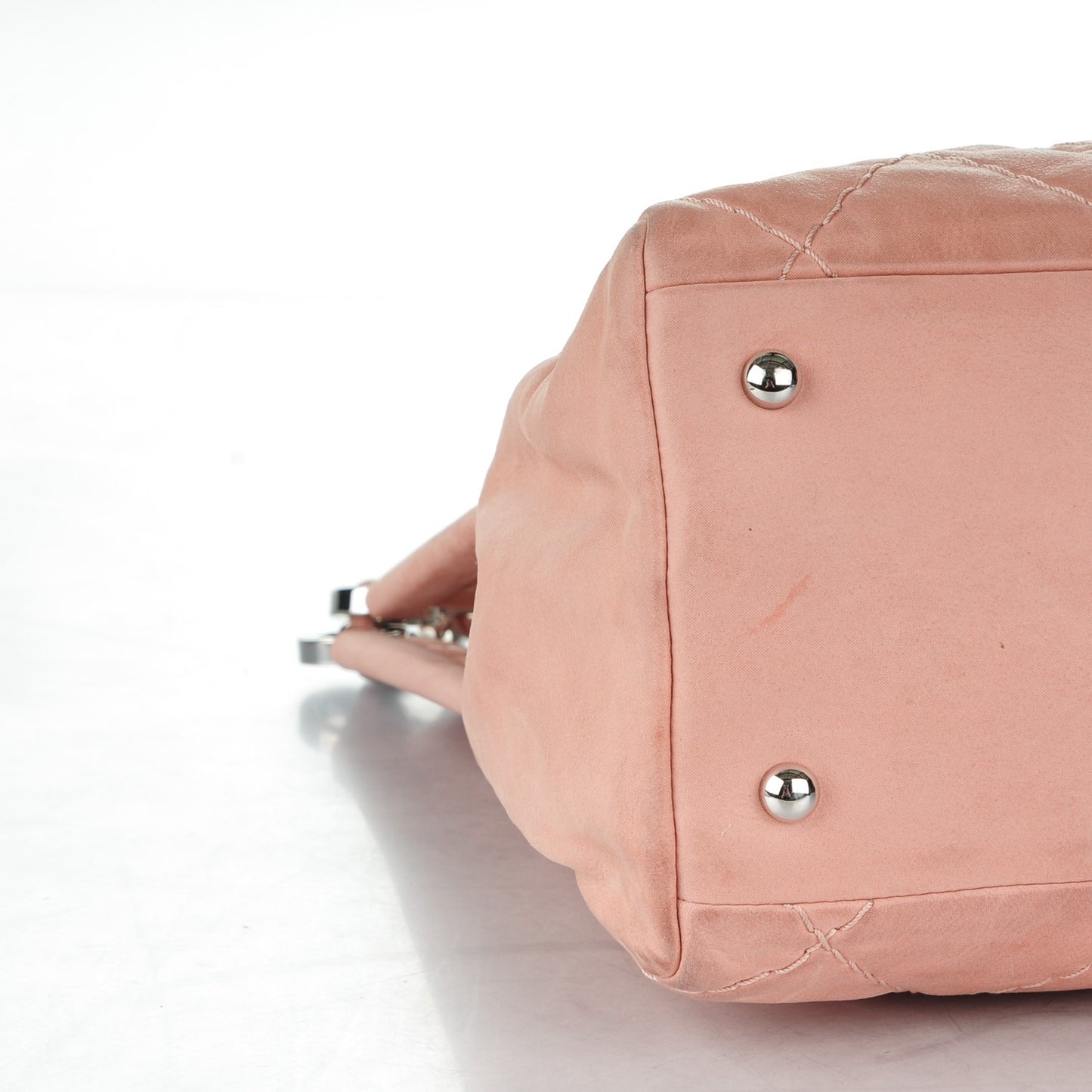 Iridescent Calfskin Small Sea Hit Tote Pink