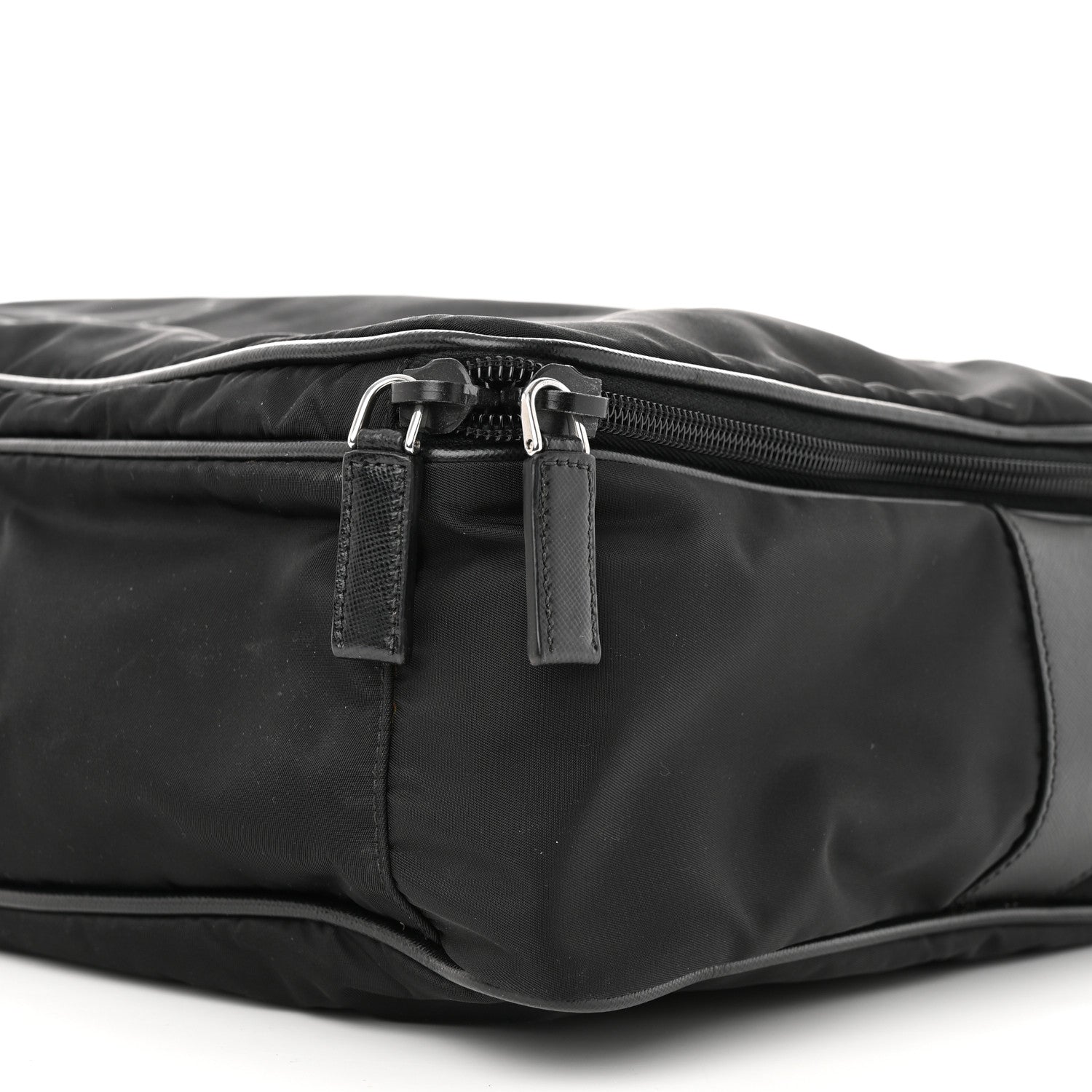 Prada Tessuto Nylon Saffiano Briefcase Black 11 of 15