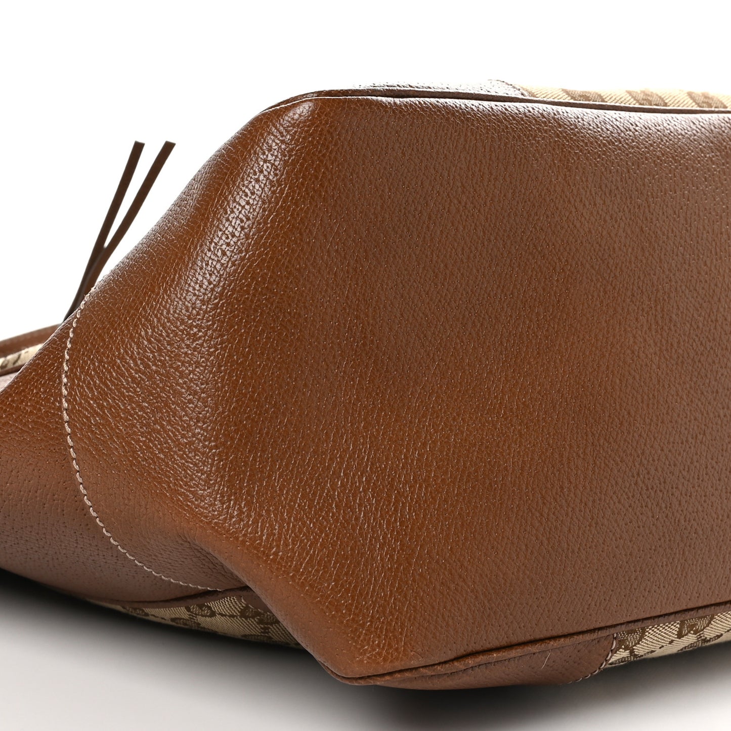 Monogram Medium Bree Zippered Tote Beige Tabacco