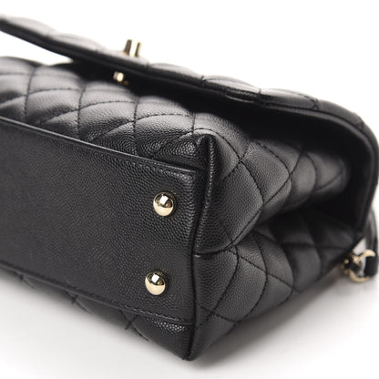 Chanel Caviar Quilted Mini Coco Handle Flap Black 7 of 11