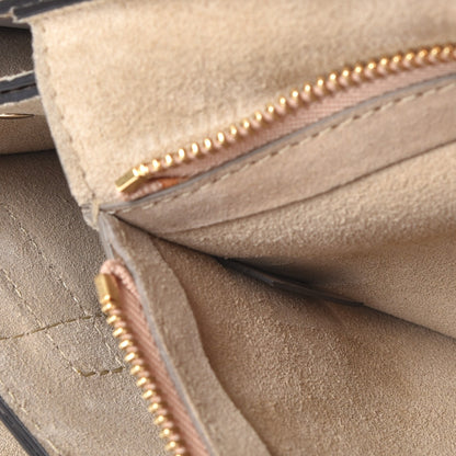 Chloe Calfskin Suede Medium Faye Shoulder Bag Motty Grey 7 of 7