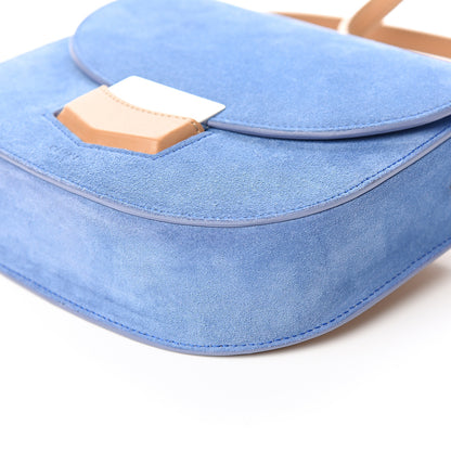 Celine Suede Small Trotteur Porcelain 8 of 9