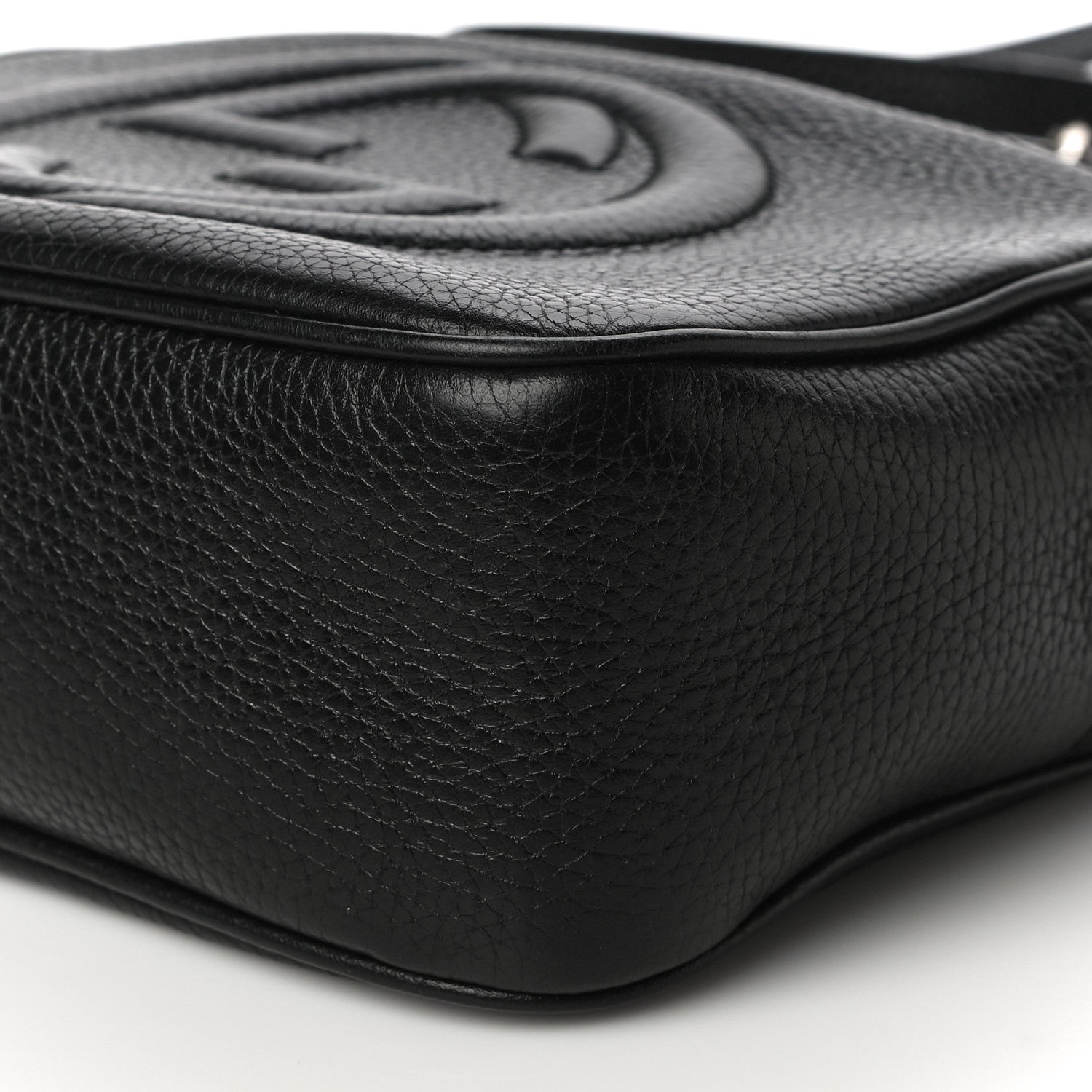 Gucci Pebbled Calfskin Small Soho Disco Bag Black 11 of 13