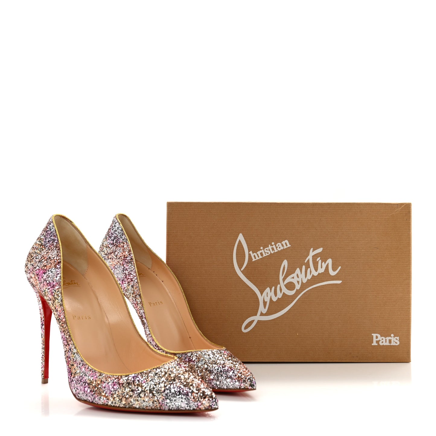 Glitter Aqua Ruban Met Pigalle Follies 100 Pumps 41 Rosette Gold