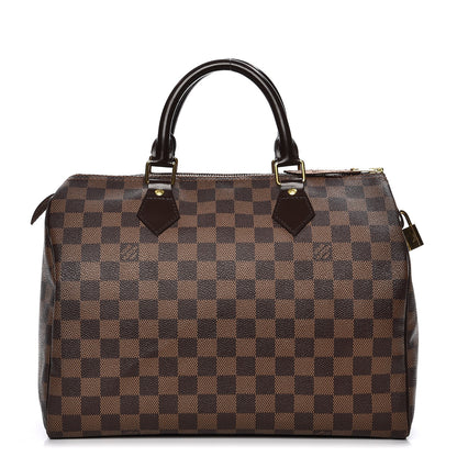 Louis Vuitton Damier Ebene Speedy 30 1 of 12
