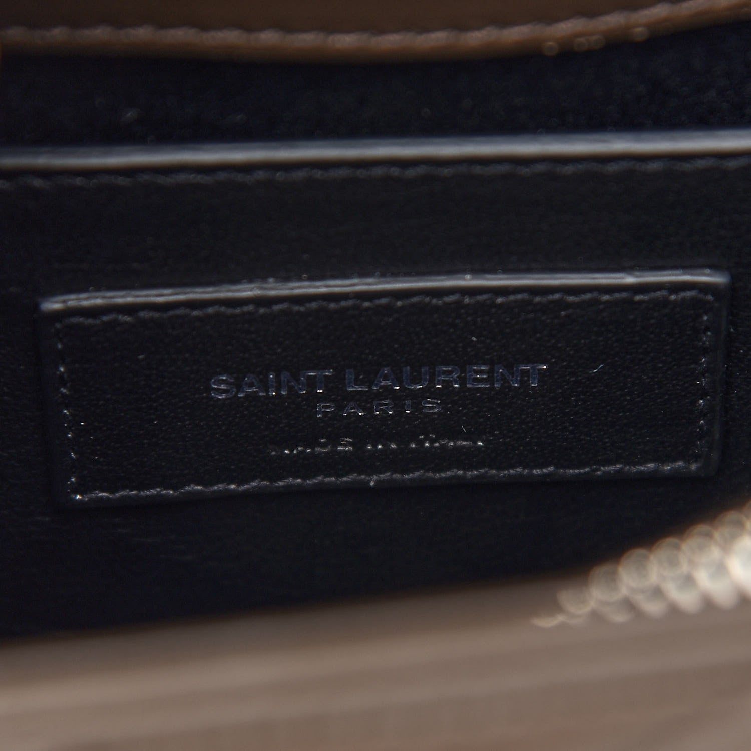 Saint Laurent Calfskin Y Quilted Monogram Small Loulou Chain Satchel Faggio 6 of 9