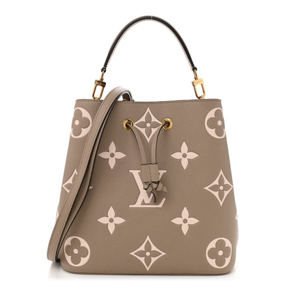 Louis Vuitton Empreinte Monogram Giant Neonoe MM Tourterelle Creme 1 of 10