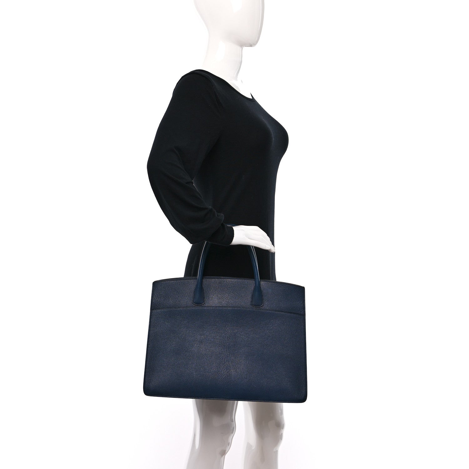Hermes Chevre de Coromandel Whitebus 40 Bleu De Prusse 2 of 13