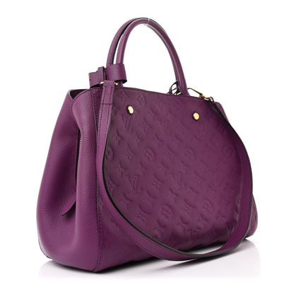 Louis Vuitton Empreinte Montaigne MM Amethyste 3 of 14