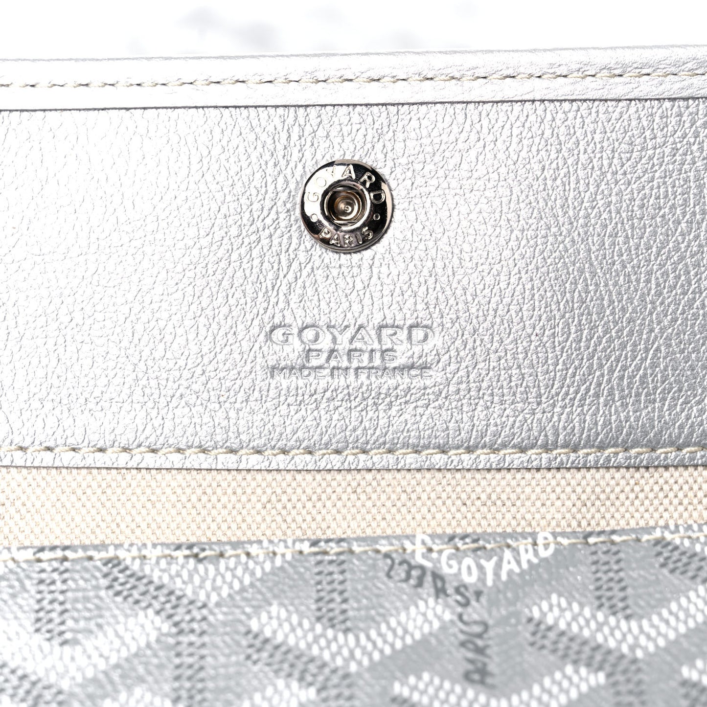 Goyardine Precious Metals Saint Louis GM Silver