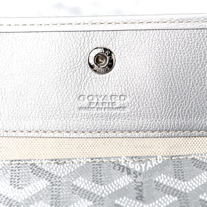 Goyard Goyardine Precious Metals Saint Louis GM Silver 6 of 8