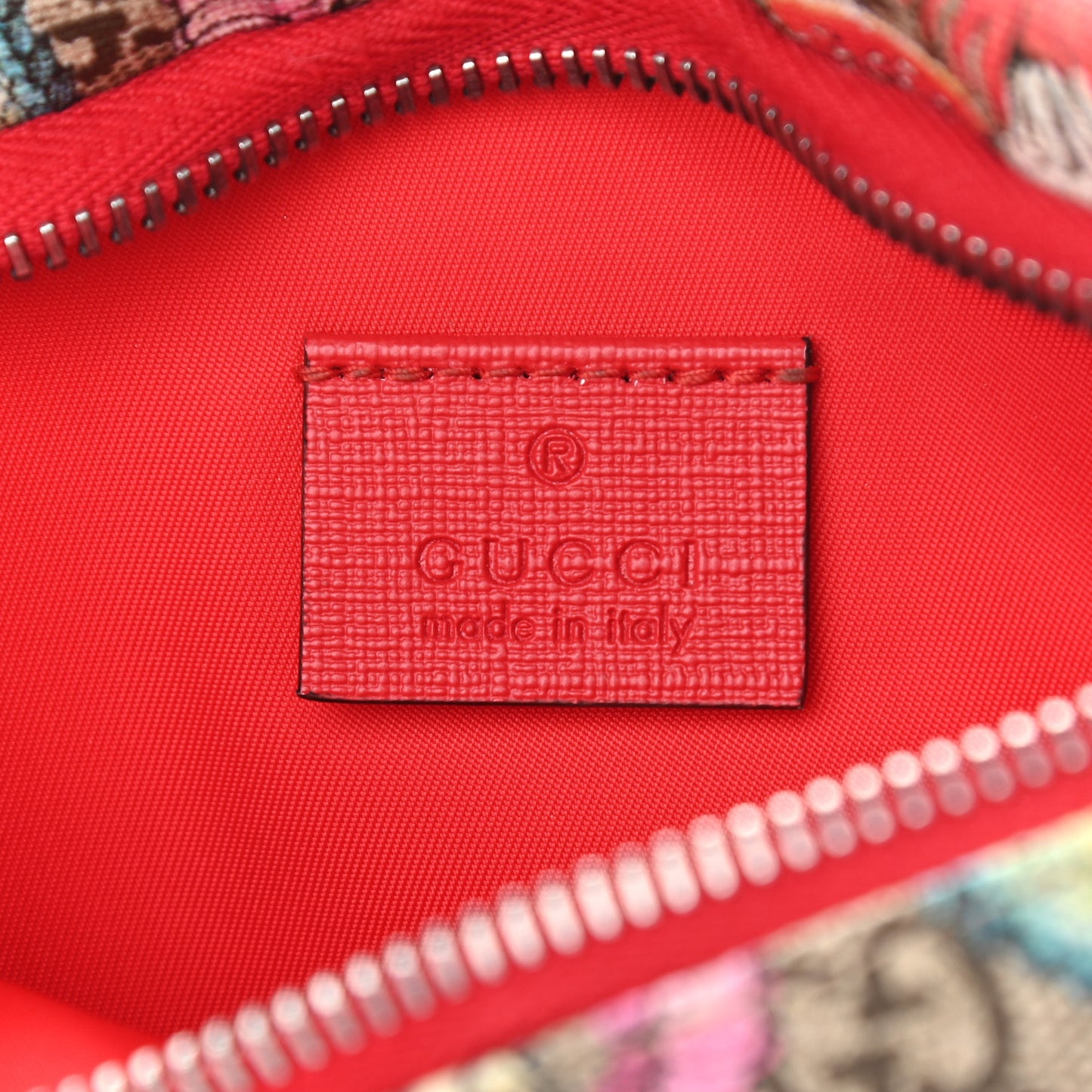 GG Supreme Monogram Childrens Bugs Print Belt Bag Multicolor