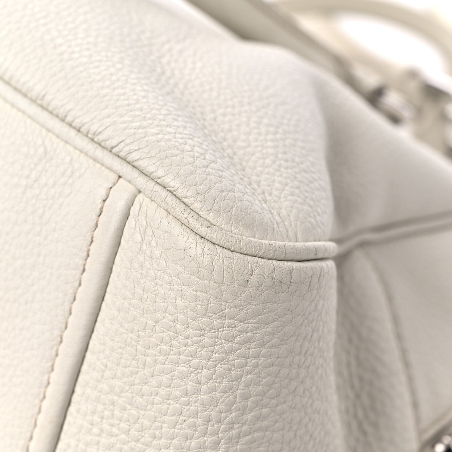 Prada Vitello Phenix Bowling Bag Talco 10 of 21