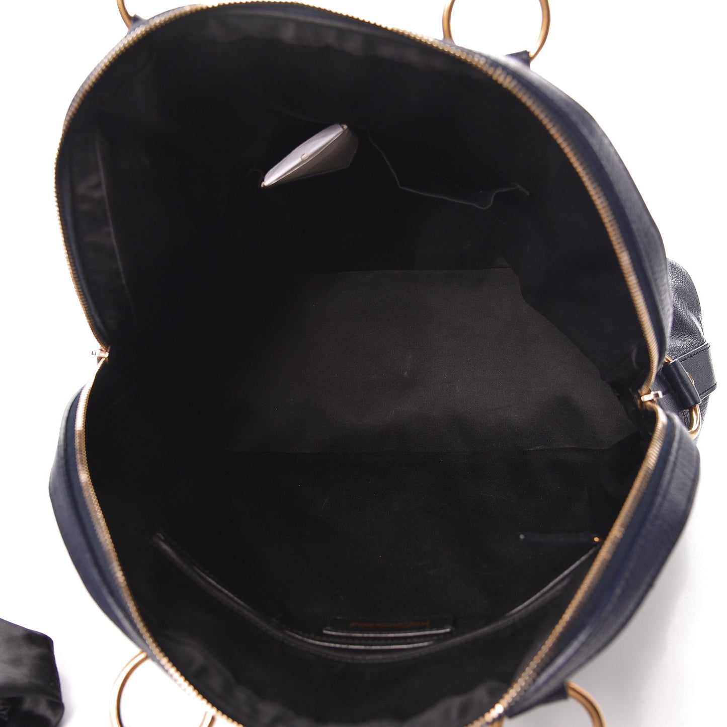 Calfskin Oversized Muse Navy Blue