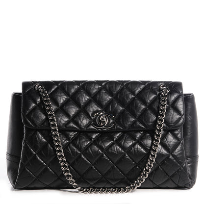 Chanel Calfskin Medium Lady Pearly Flap Black 1 of 9