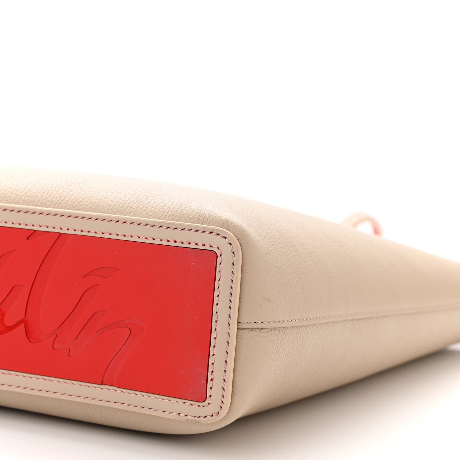 Christian Louboutin Calfskin Empire Spikes North South Cabata Tote Saharienne 10 of 10