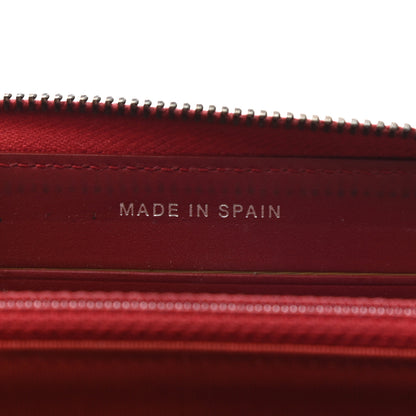 Chanel Caviar Quilted Small Zip Around Wallet Dark Red 8 of 12