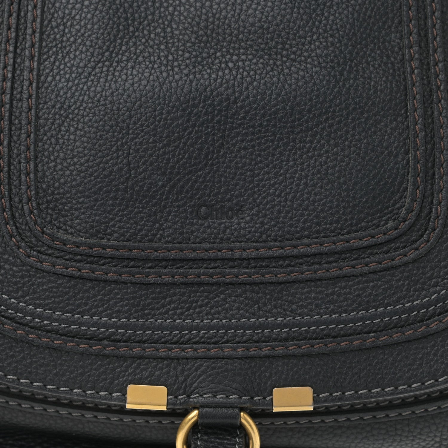 Chloe Calfskin Medium Marcie Satchel Black 8 of 12