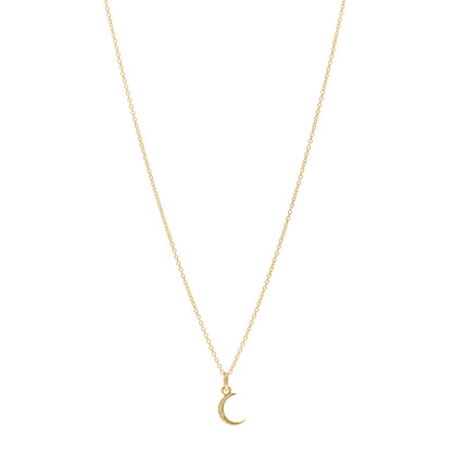 Jennifer Meyer 18K Yellow Gold Diamond Mini Carson Pendant Necklace 1 of 5