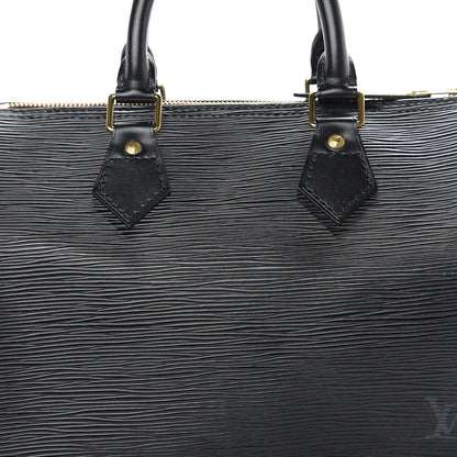 Louis Vuitton Epi Speedy 25 Black 9 of 9