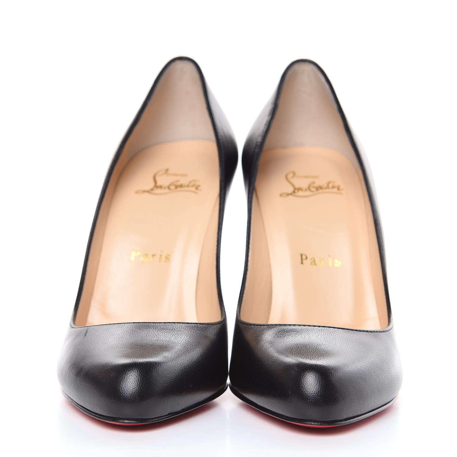 Christian Louboutin Shiny Nappa Fifille 100 Pumps 36 Black 2 of 10