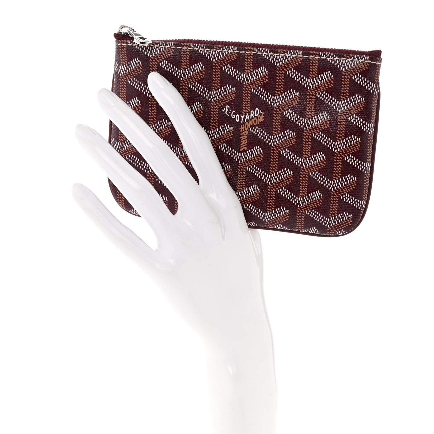 Goyardine Mini Senat Pochette Burgundy