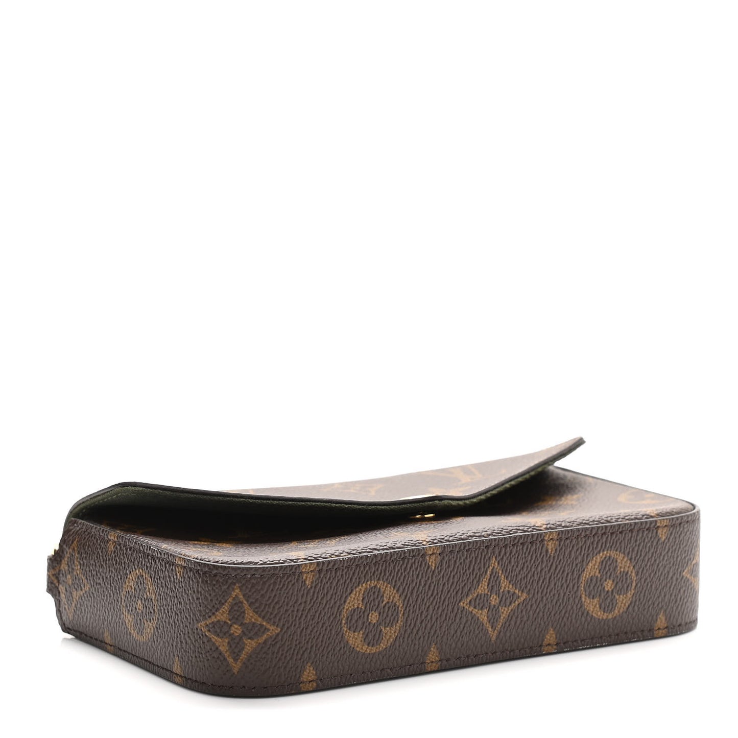 Monogram Felicie Strap & Go Kaki
