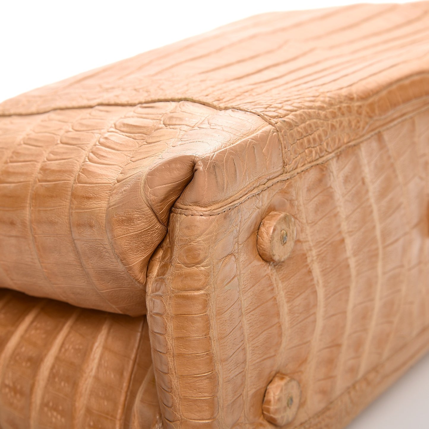 Crocodile Tote Beige