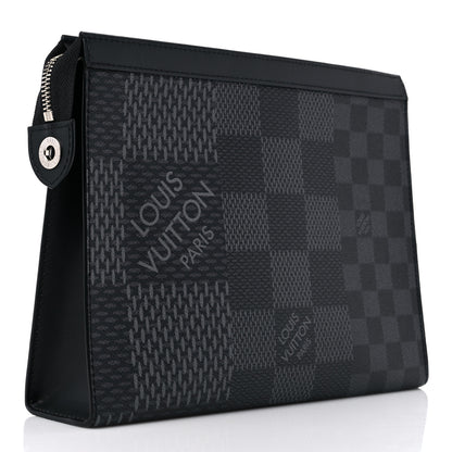 Louis Vuitton Damier Graphite 3D Pochette Voyage 3 of 8