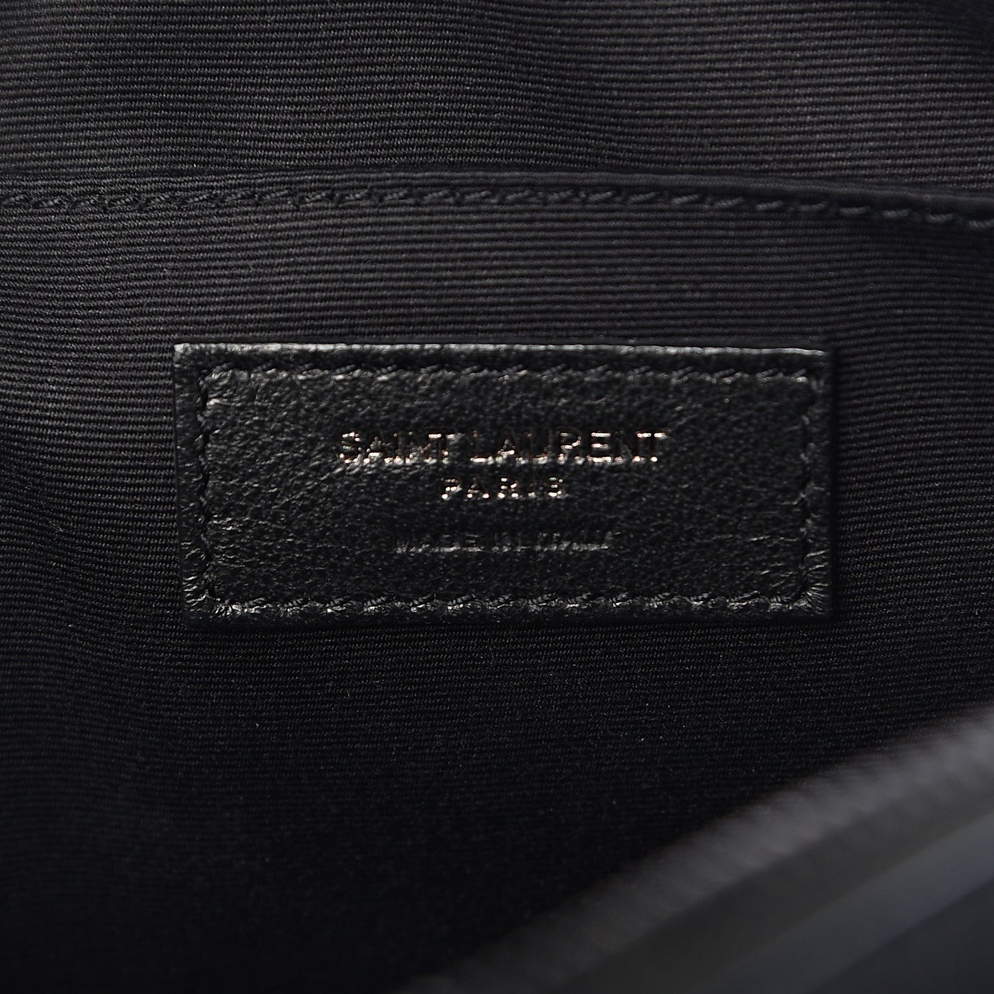 Calfskin Matelasse Monogram Lou Camera Bag Black