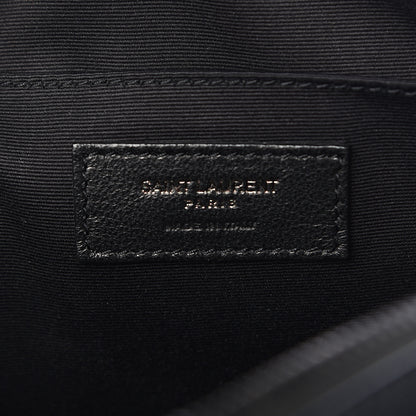 Saint Laurent Calfskin Matelasse Monogram Lou Camera Bag Black 6 of 10