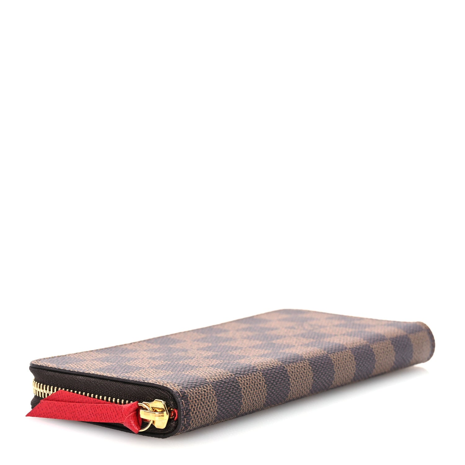 Louis Vuitton Damier Ebene Clemence Wallet Cherry 4 of 10
