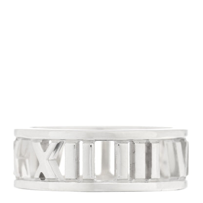 Tiffany Sterling Silver Wide Atlas Open Ring 51 5.75 3 of 5