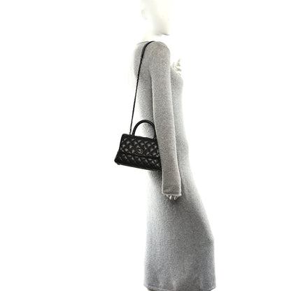 Chanel Caviar Quilted Mini Coco Handle Flap So Black 2 of 11