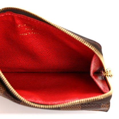 Louis Vuitton Damier Ebene Recto Verso Card Holder Red 5 of 8