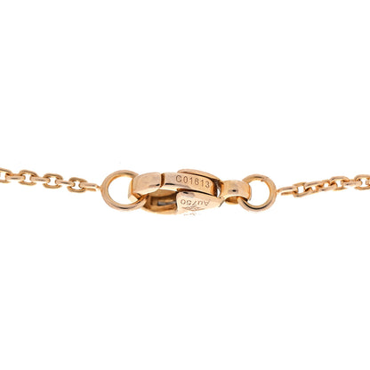 Louis Vuitton 18K Pink Gold Diamond Idylle Blossom LV Pendant Necklace 4 of 5