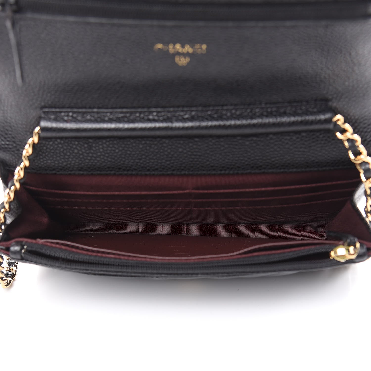 Chanel Caviar Quilted Wallet On Chain WOC Black 5 of 14
