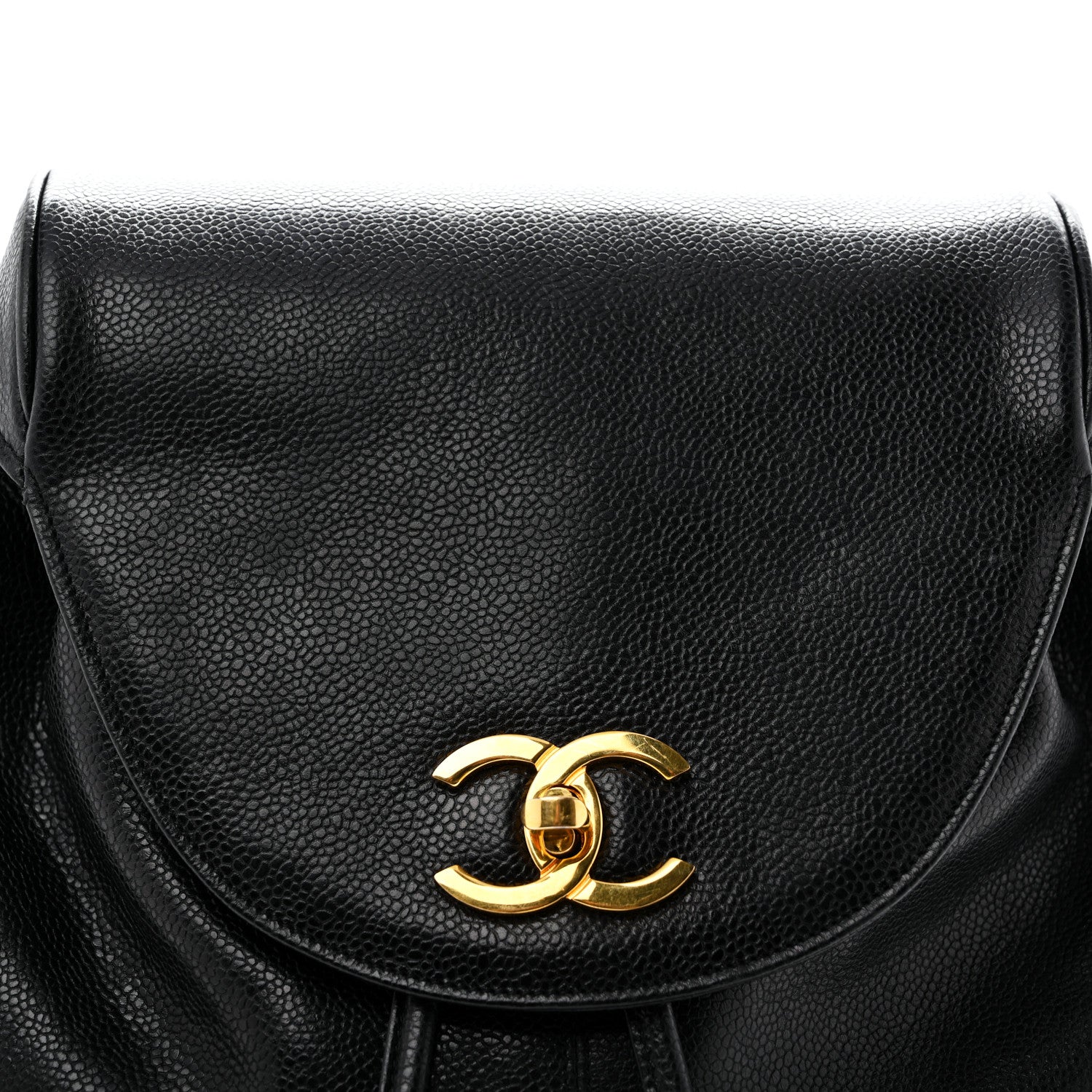 Chanel Caviar Triple CC Backpack Black 5 of 17