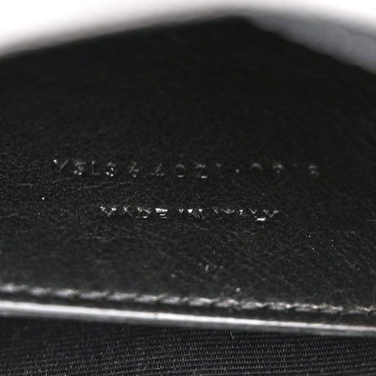 Saint Laurent Grain De Poudre Medium Classic Monogram Kate Satchel Black 7 of 10