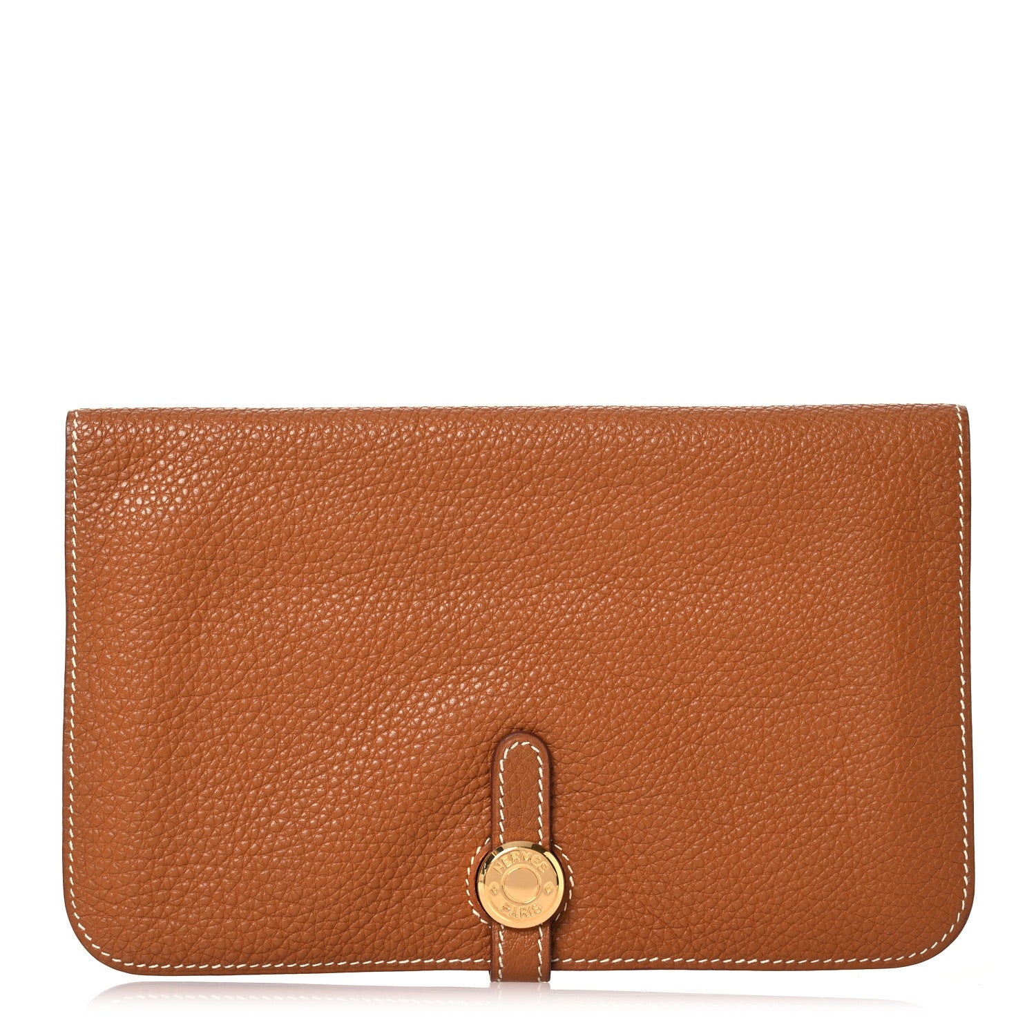 Hermes Togo Dogon Duo Wallet Gold 1 of 17
