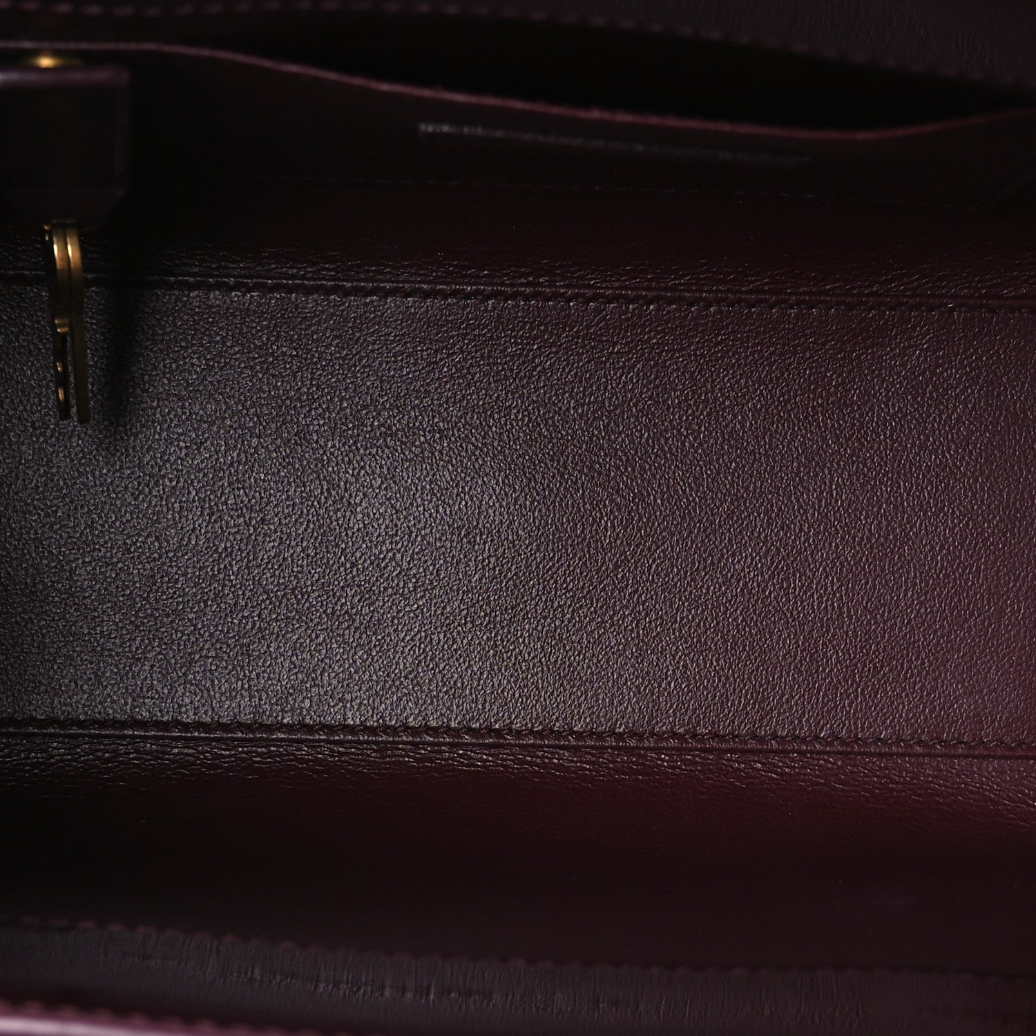 Saint Laurent Patent Nano Sac de Jour Dark Red Wine 5 of 10
