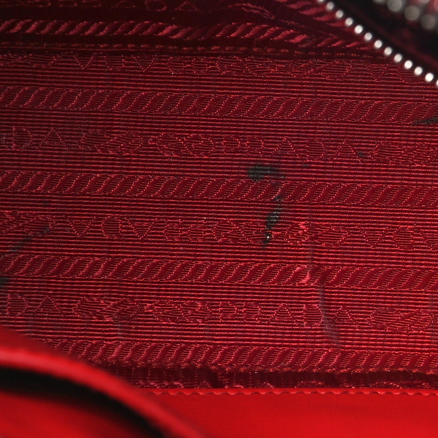 Soft Calfskin Diagramme Camera Bag Rosso