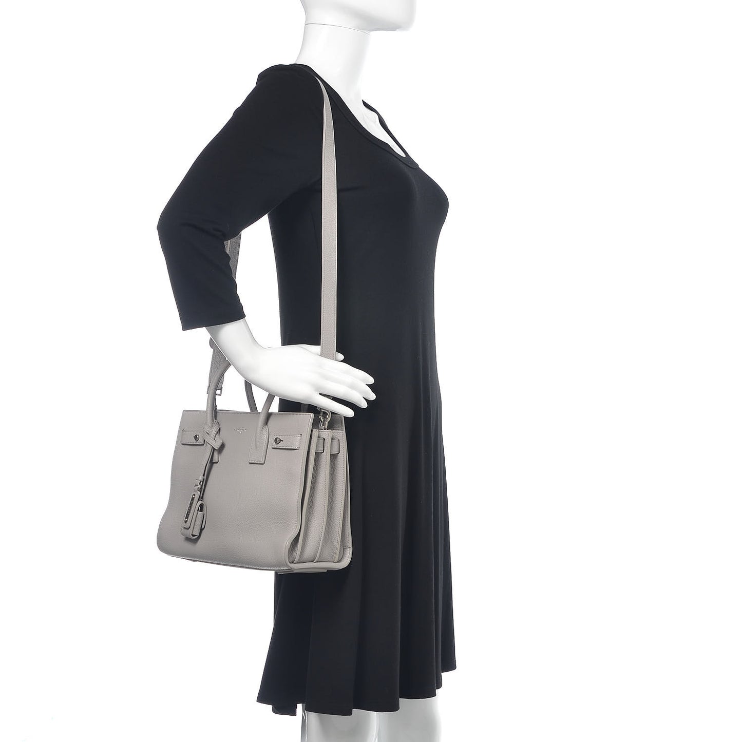 Grained Calfskin Baby Sac De Jour Souple Souris