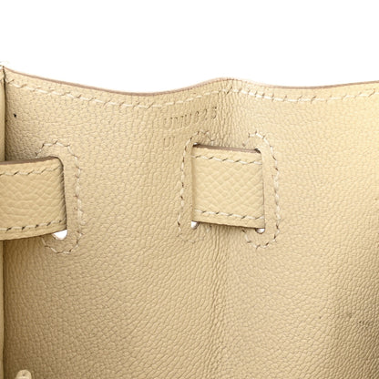 Hermes Epsom Kelly Sellier 28 Craie 7 of 11
