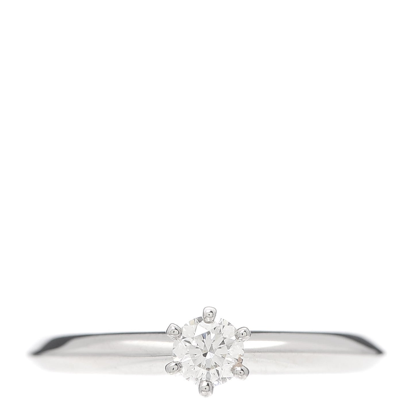 Platinum Diamond .18ct Solitaire Engagement Ring 49 4.75