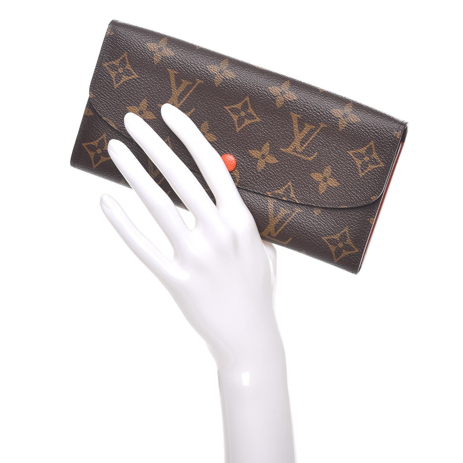 Louis Vuitton Monogram Emilie Wallet Piment 2 of 8