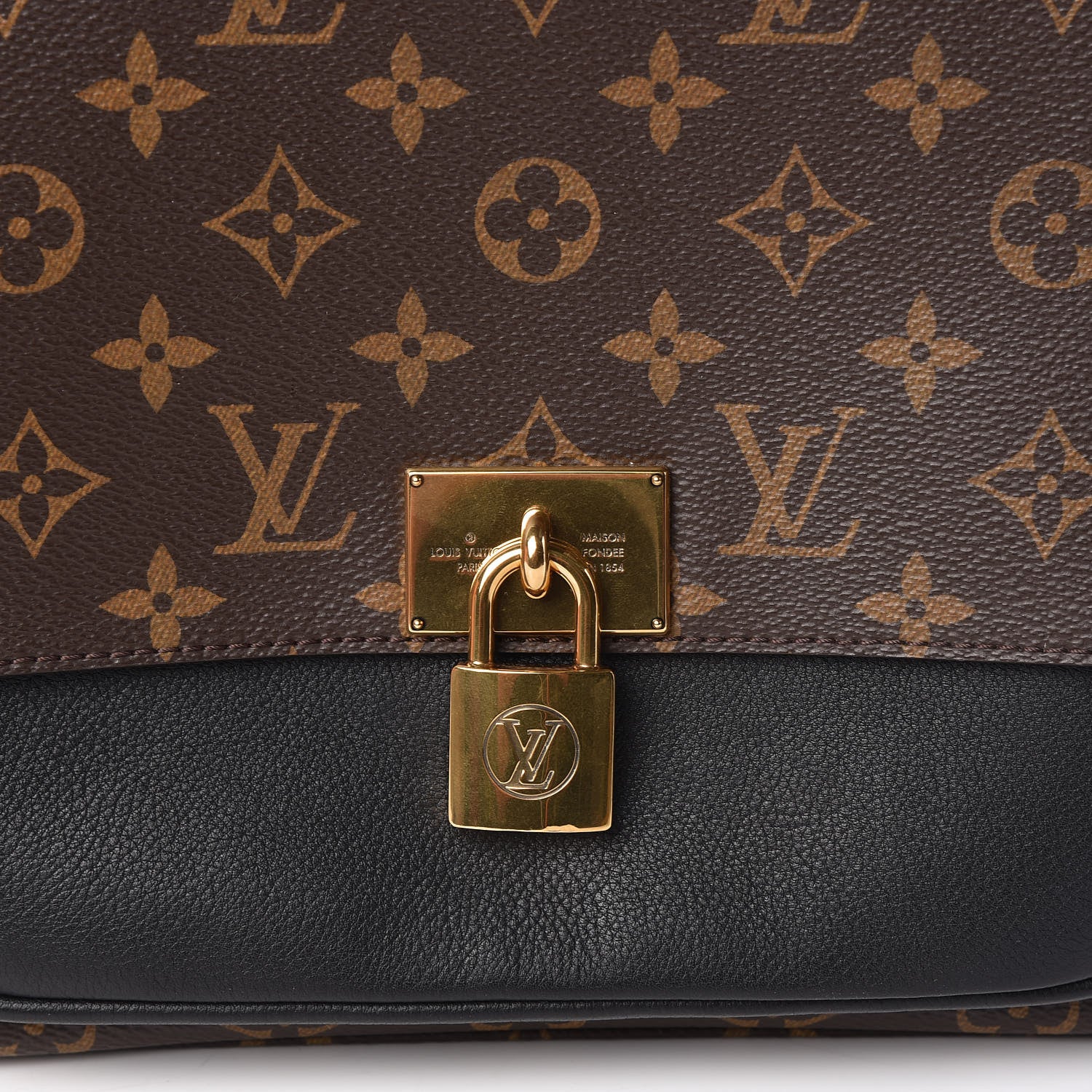 Louis Vuitton Monogram Marignan Black 9 of 10