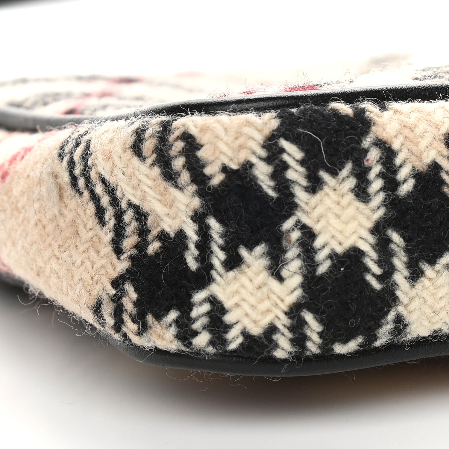 Burberry Wool Check Pochette Beige 8 of 9