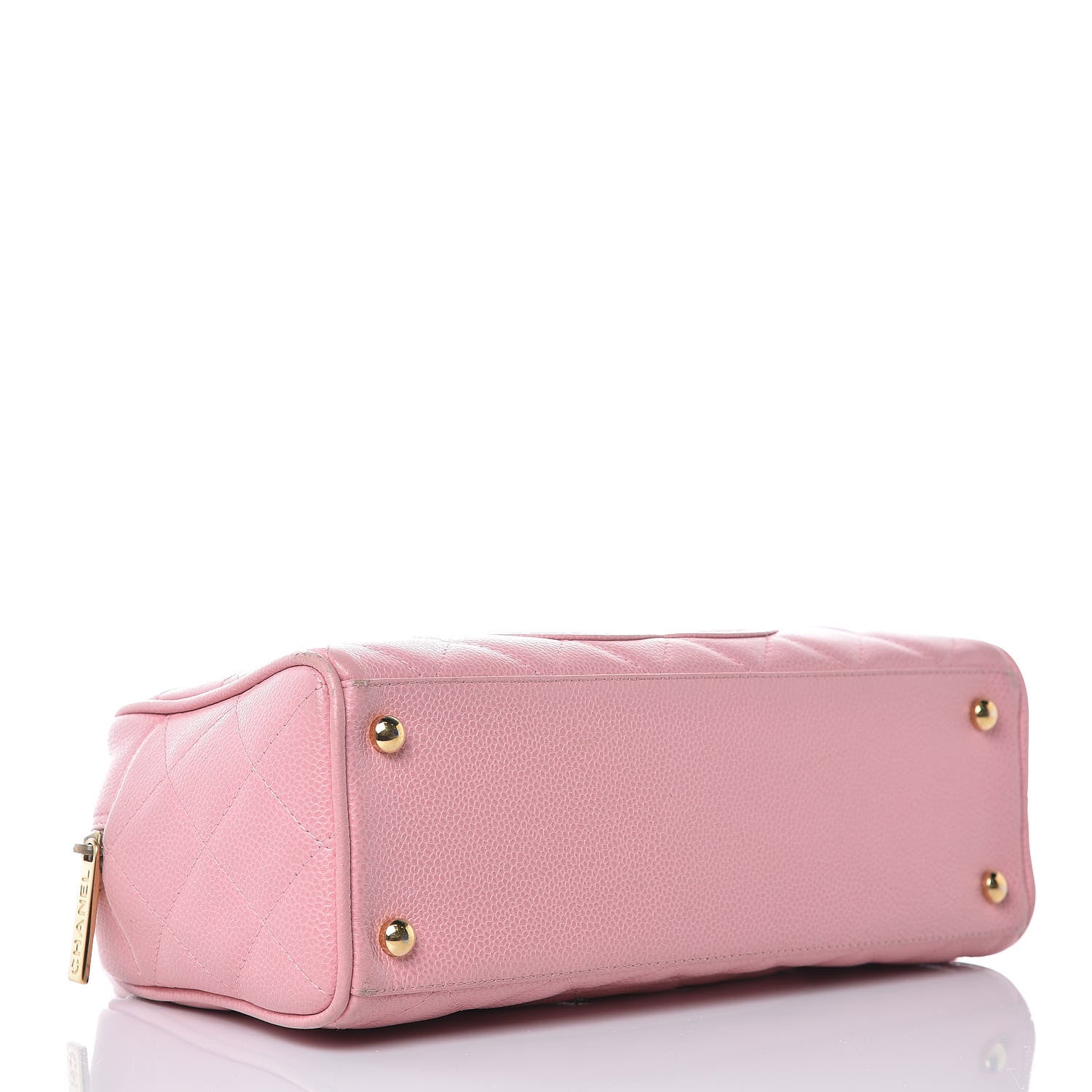 Chanel Caviar Quilted Small Bowler Pink 4 of 15