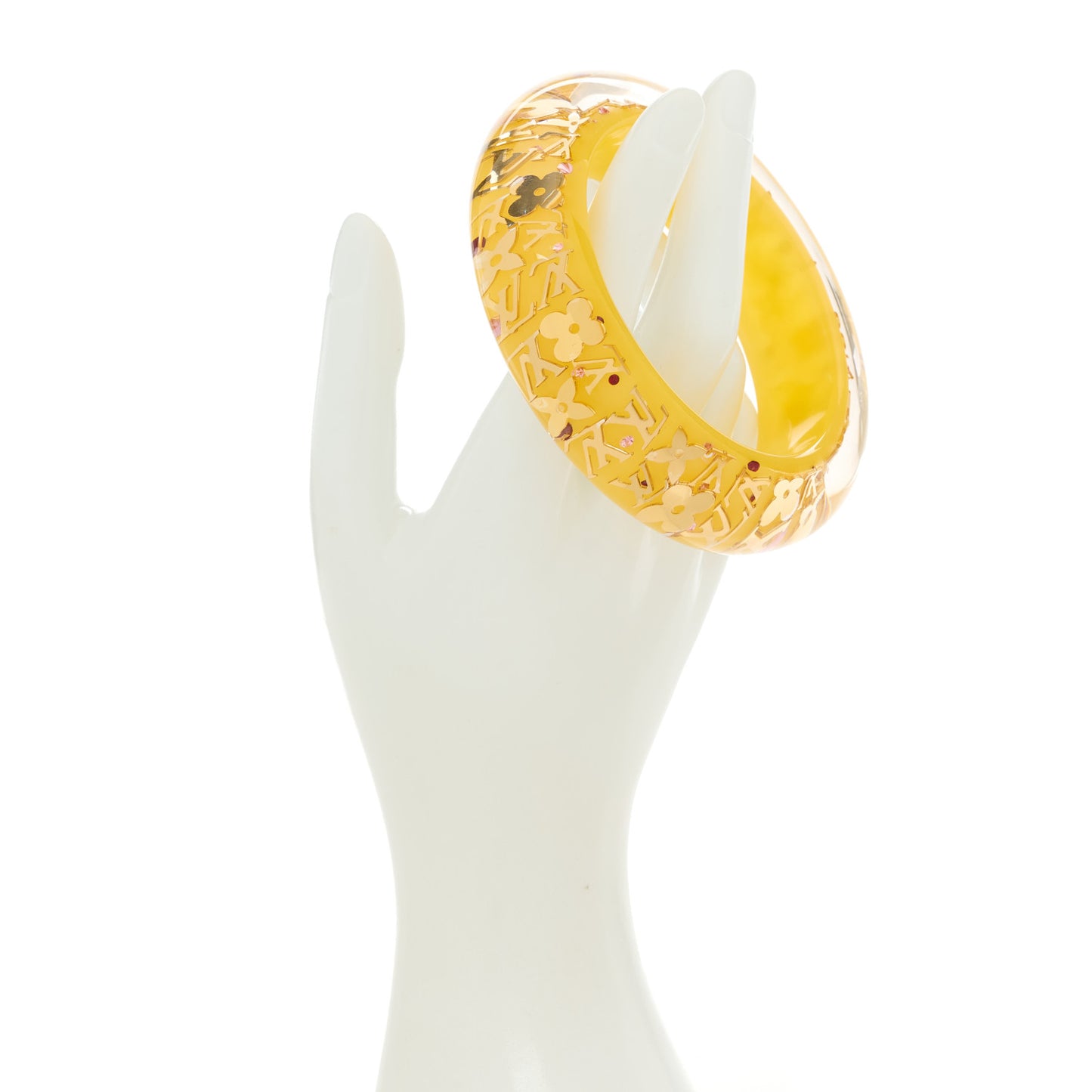 Resin Swarovski Medium Inclusion Bracelet GM Yellow